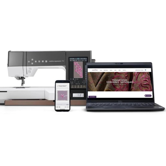 PFAFF® creative expression™ 750 Sewing and Embroidery Machine